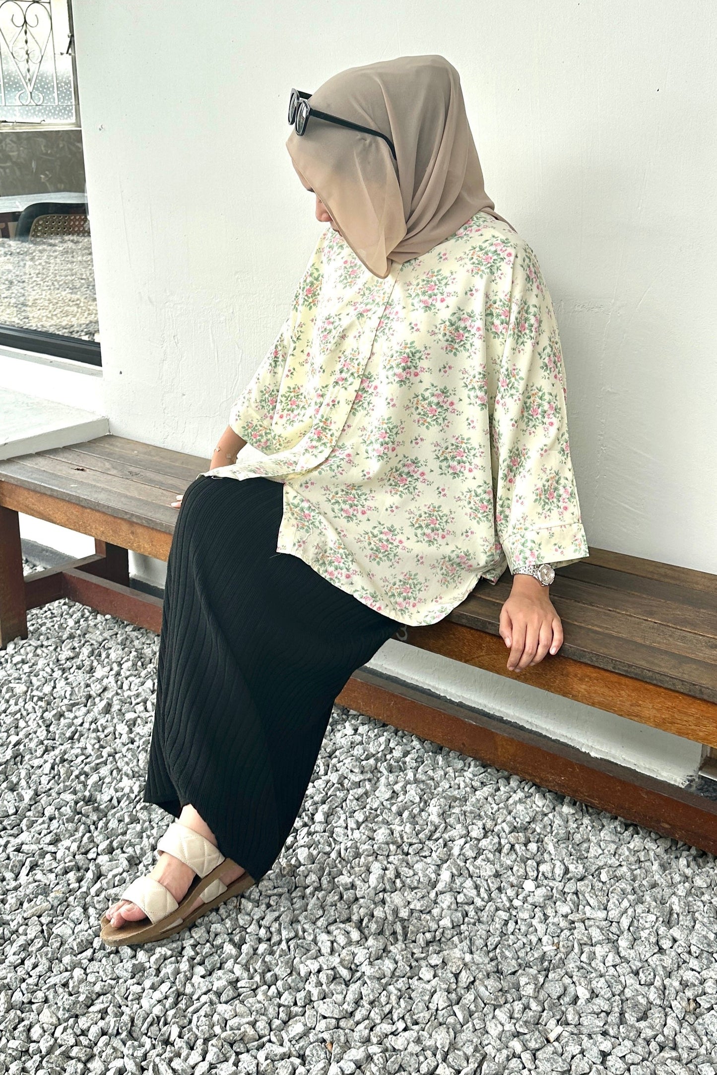 Dahlia Blouse in Cream
