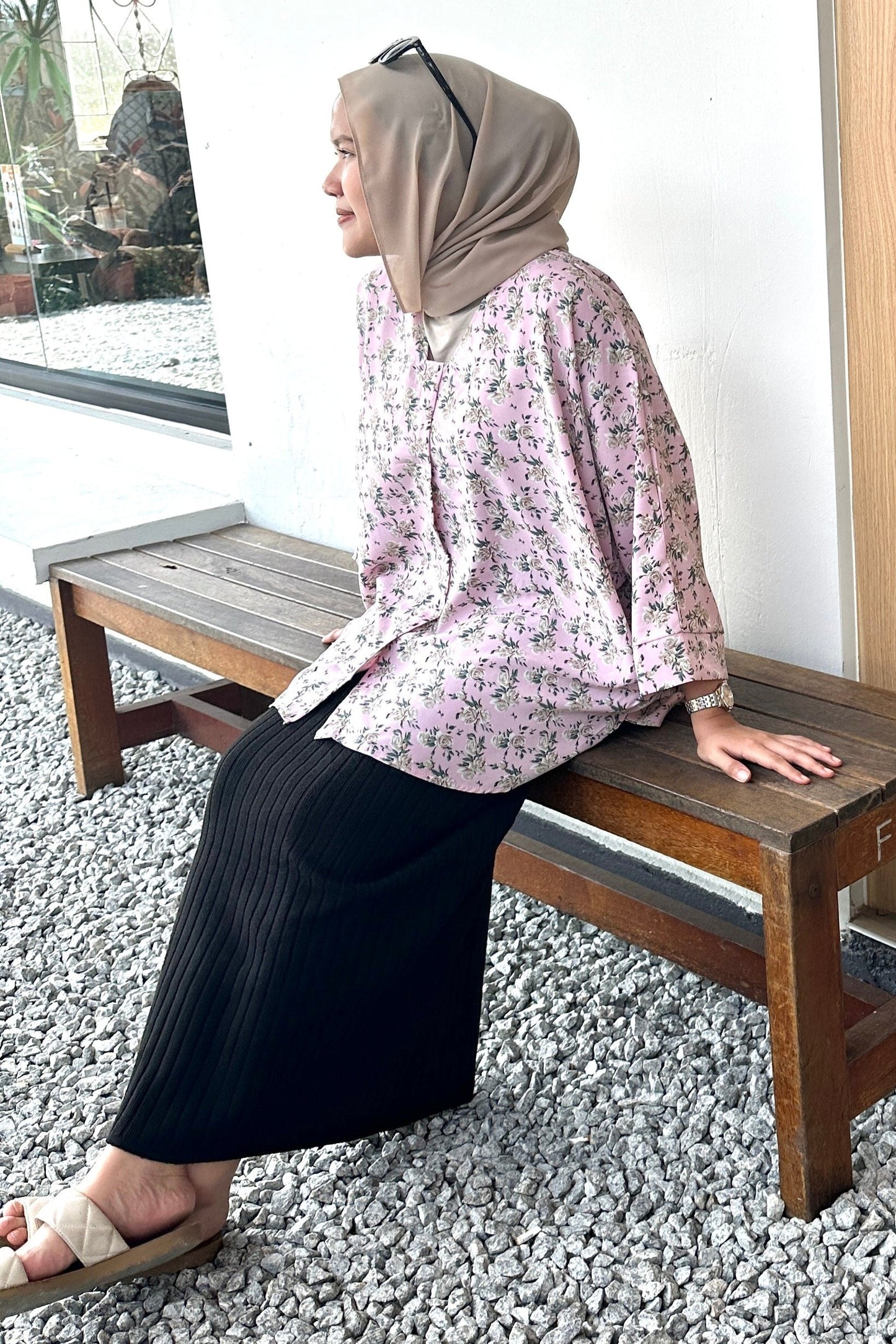 Dahlia Blouse in Pink