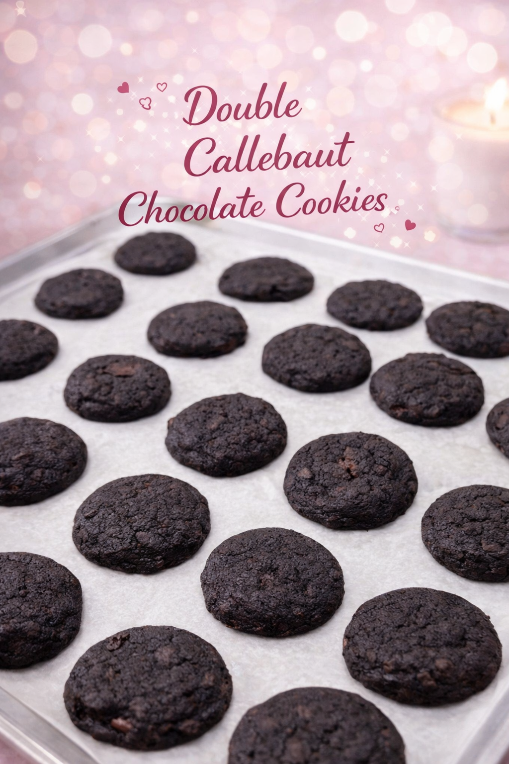 Double Callebaut Chocolate Cookies